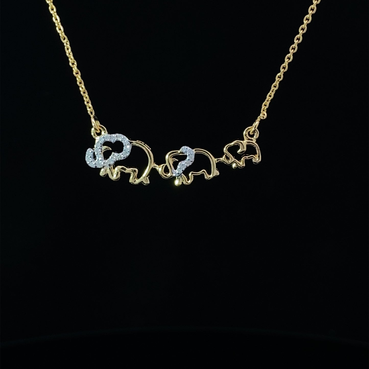 14K Diamond Necklace 022314