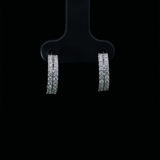 18K Diamond Earring 03111