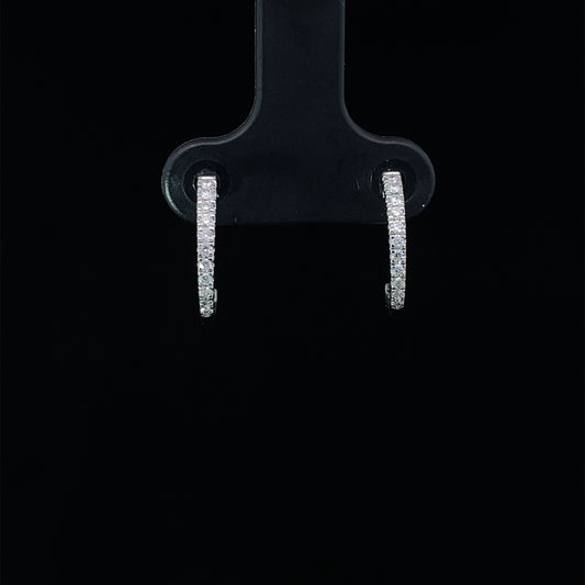 18K Diamond Earring 03110