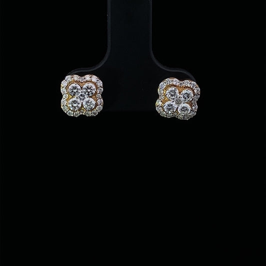 18K Diamond Earring 02722