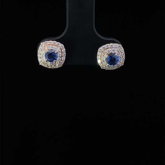 18K Diamond Earring 01088