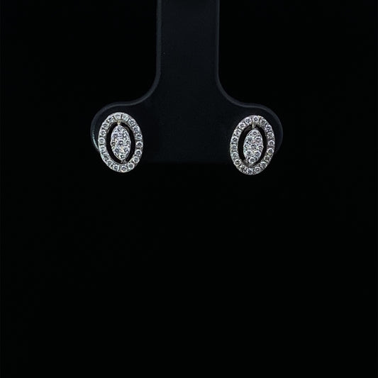 18K Diamond Earring 01748