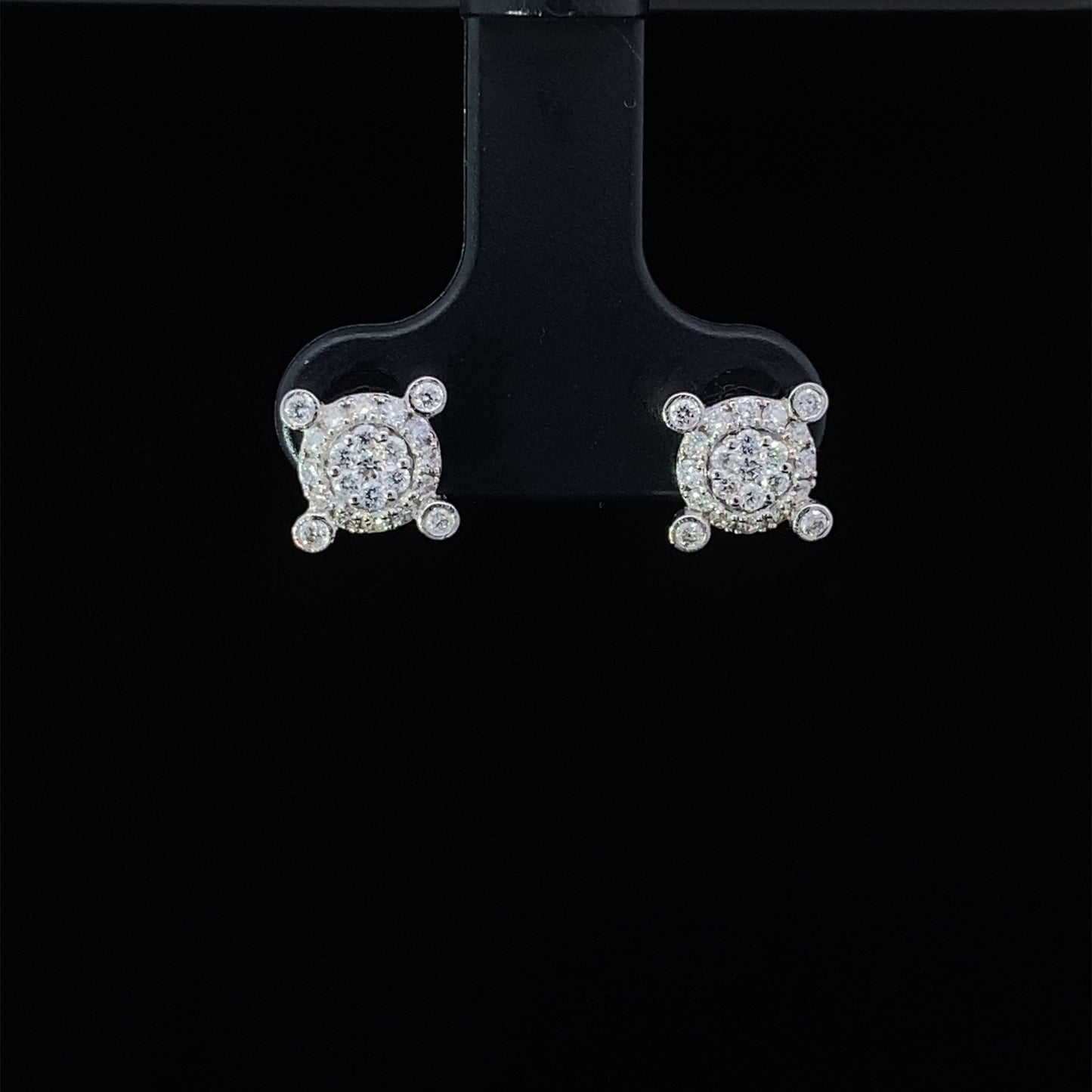 18K Diamond Earring 01949