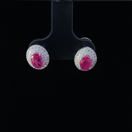 18K Diamond Earring 02863