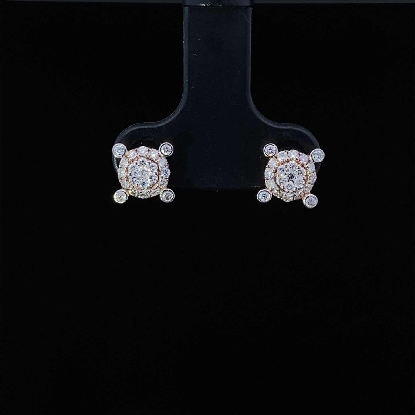 18K Diamond Earring 00357