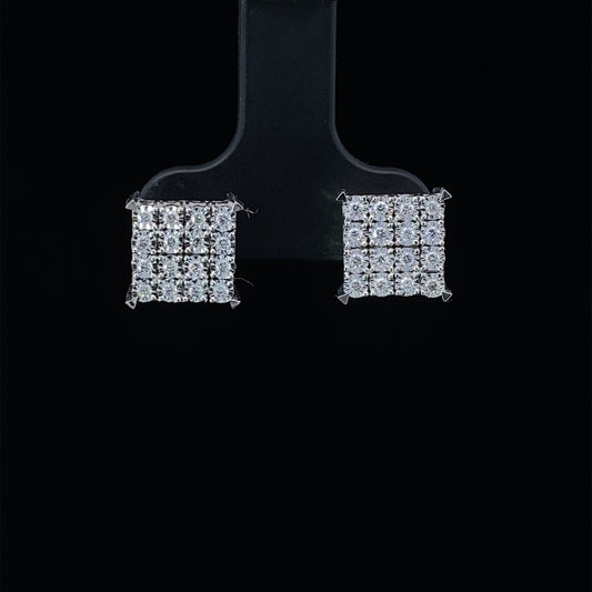 18K Diamond Earring 01561
