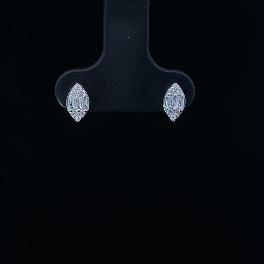 14K Diamond Earring 3447