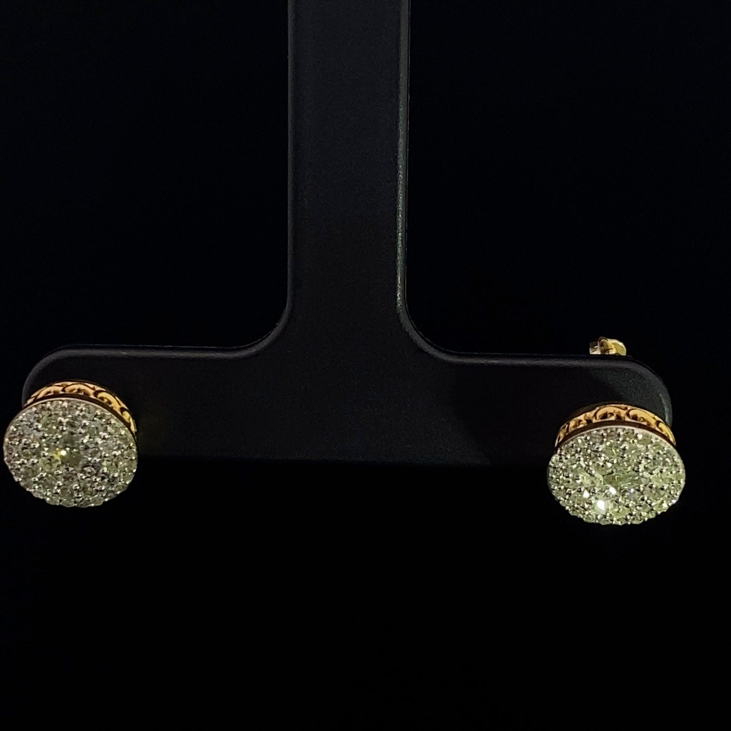10K Diamond Earring 10576