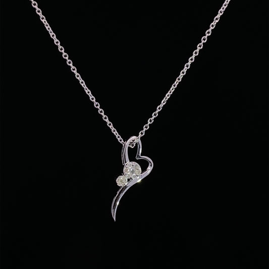 14K Diamond Pendant D-061358