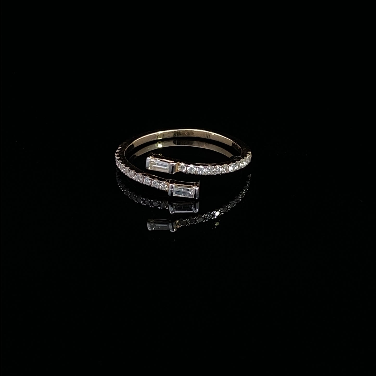 14K Diamond Ring 022410