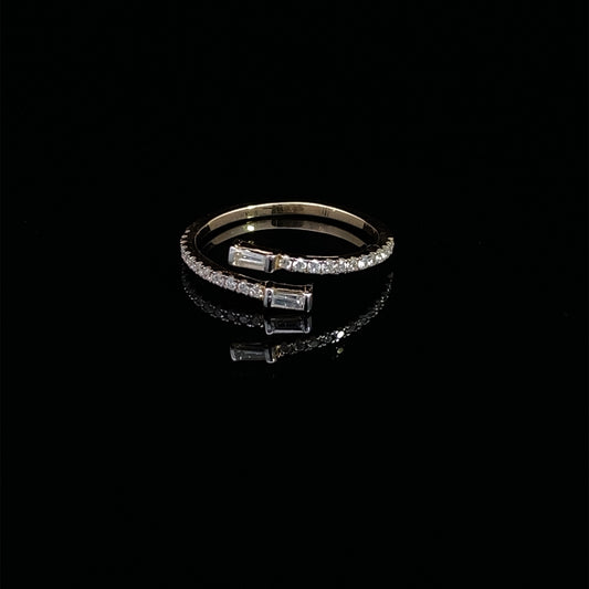 14K Diamond Ring 022410