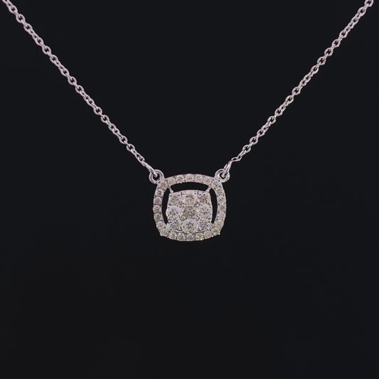 14K Diamond Pendant D-061375